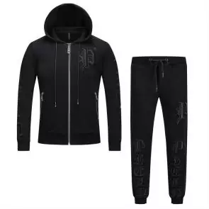 philipp plein jogging pas cher two piece set electric rust